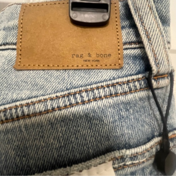 Rag and bone The Harlow mid-rise ankle straight light blue jeans BRAND NEW - Picture 4 of 8